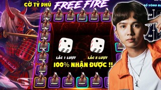 [Free Fire] Test Mini Game Cờ Tỷ Phú Free Fire ** T Gaming Nhận Trang Phục Quỷ Dạ Xoa Siêu Dễ ??