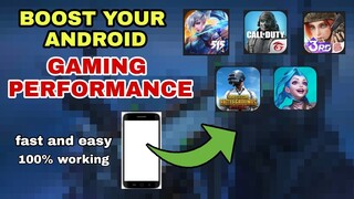 How to BOOST ANDROID Gaming Performance