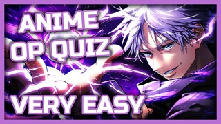 Anime Opening Quiz - 70 Openings [VERY EASY]