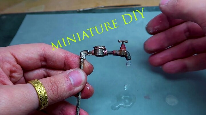 [Miniature] Making the Water Inlet System of a Dollhouse