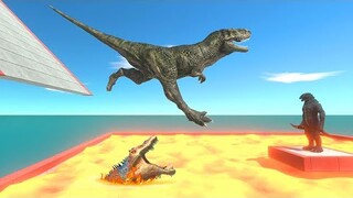Slide Into Lava Pool - Animal Revolt Battle Simulator