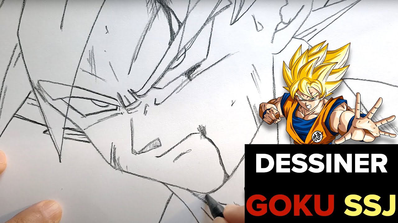 Comment dessiner Goku SSJ - Dragon Ball Z - Bilibili
