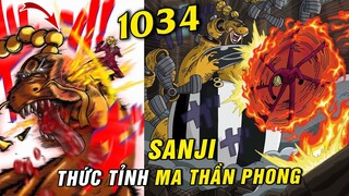 Sanji thức tỉnh Ma Thần Phong Sấm Sét , Momonosuke điều khiển Hỏa Vân [ Spoiler One Piece 1034 ]