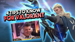 4 TIPS EVERYONE NEEDS TO KNOW ABOUT VALORANT ft. Alphacast