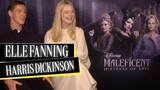 Elle Fanning and Harris Dickinson reveals what it's like working with Angelina Jolie