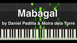 Mabagal by Daniel Padilla and Moira dela Torre - Piano Tutorial (Synthesia) - Intermediate Level