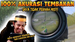 AKURASI TEMBAKAN 1000% AUTO HEADSHOT!?? AIM CHEAT NIH BOS!!! | PUBG Mobile