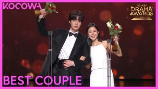 Best Couple Award Winners: Ahn Jae Hyeon & Baek Jin Hee | 2023 KBS Drama Awards | KOCOWA+