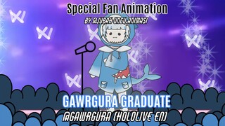 Gawrgura Graduation fan animation sub Indonesia bagian 1