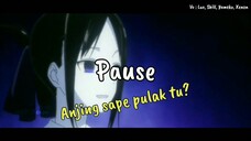 Behind The Scene Kaguya sama : Love is war Malay dub funny moments by Sakit Tekak Crew lead by Xenon