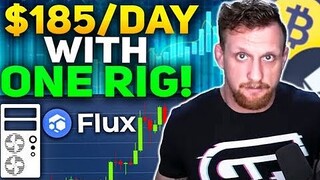 $185 Per Day With One Rig! FLUX Solo Mining