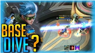 BASE DIVE? | GUSION MONTAGE 12 | MLBB