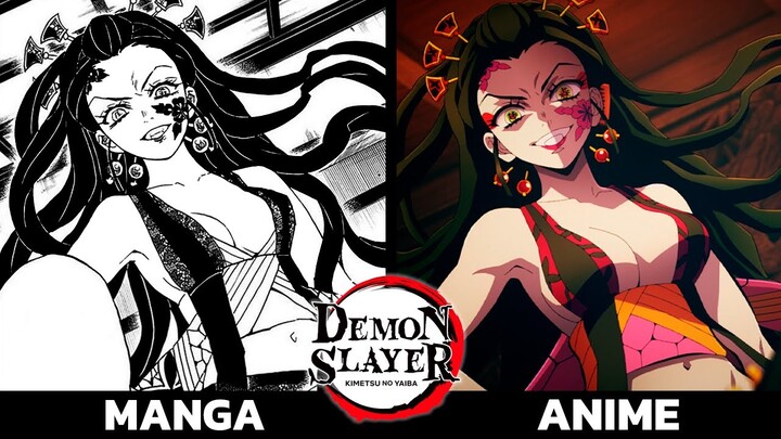 Demon Slayer Anime vs Manga (All seasons)