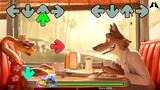 Wolf and Snake in Friday Night Funkin Fresh FNF Meme | I edited The Bad Guys