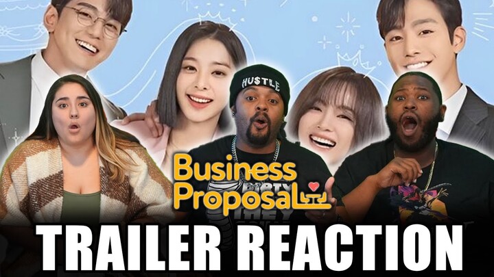 Business Proposal K Drama Trailer Reaction | Korean: 사내 맞선; Hanja: 社內맞선