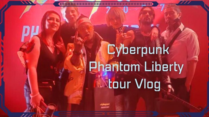 Vlog ep 7✩ 23rd Sep Cyberpunk Phantom Liberty Tour London *i got invited!!*//​⁠​⁠ @leaacosplayerr