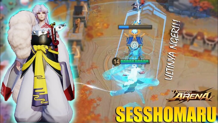 WOW! SESSHOMARU HADIR DI MOBA INI ! ULTINYA NGERI BANGET - ONMYOJI ARENA INDONESIA