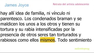 James Joyce - Retrato del artista adolescente 2/3