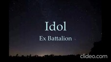 IDOL - EXB (sped up + reverb) (Lyric Video)