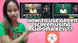 How to use green screen using kinemaster? || Tutorial