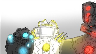 [Toilet Man vs. Monitor Man] Three Titans and "Three Titans" (plus Red Supplement)