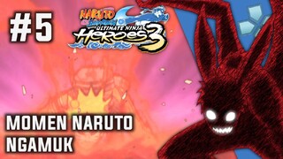 Naruto ultimate ninja heroes 3 PSP - part 5 - Naruto ngamuk