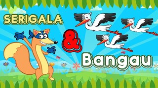 Cerita Serigala dan Burung Bangau | Kartun Anak