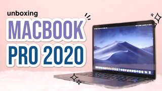 UNBOXING MACBOOK PRO 2020!! 13-inch SPACE GRAY 💻