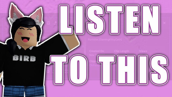 A MESSAGE - Listen to This [Gaming Kitty Cath]