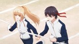 Mahiru and Amane hold hands and run | Mahiru Confess amane front of school | Angel next door #anime