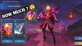 VALIR LEGEND SKIN DRAW || INFERNAL BLAZE DRAW MLBB || MOBILE LEGENDS BANG BANG