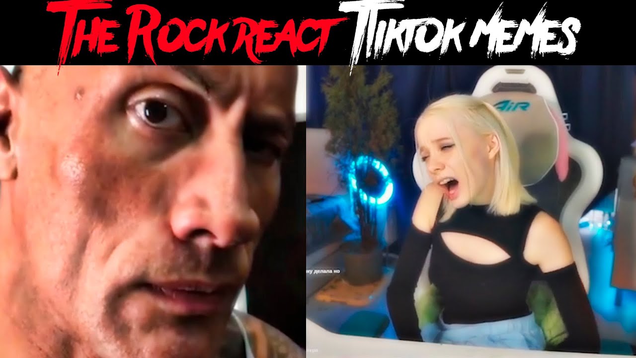 The Rock reacts Tiktok Memes