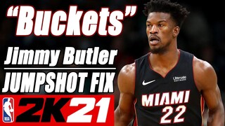 Jimmy Butler Jumpshot Fix NBA2K21 Side-By-Side Comparison