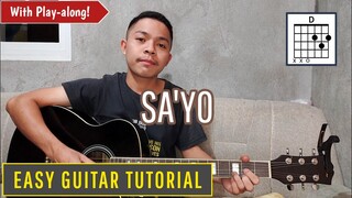 Sa'Yo - Musikatha(Guitar Tutorial) | Easy Chords