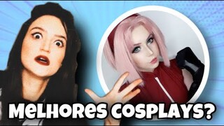 Reagindo e analisando cosplays da Sakura Haruno do Naruto