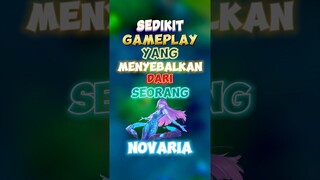 Gameplay novaria ✍️🙌🔥 #contentcreatormlbb #wiamungtzy #gameplay