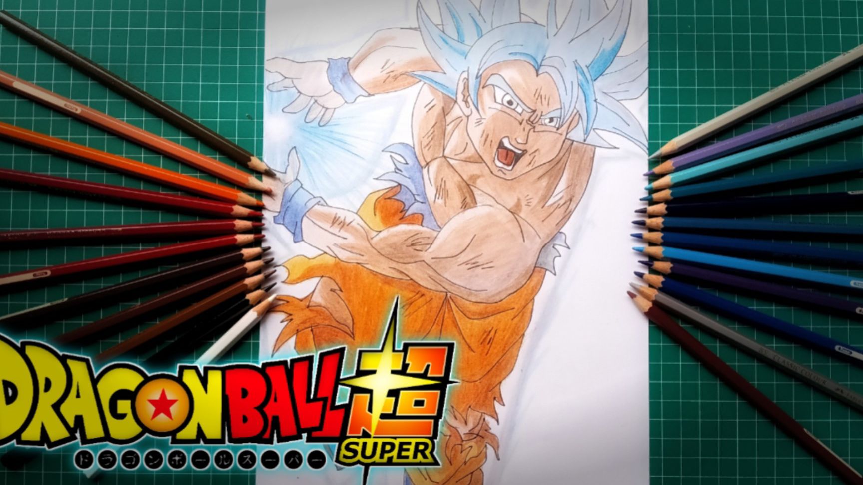 Drawing Goku mode ultra insting