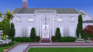 The Fresh Prince of Bel-air Inspired House - No CC - (Exterior) - TS4 [SPEED BUILD]