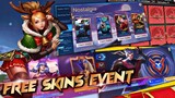 FREE SKIN EVENTS | CHRISTMAS PARTY BOX, CHOU THUNDERFIST EVENT, FANNY SKIN EVENT | MOBILE LEGENDS