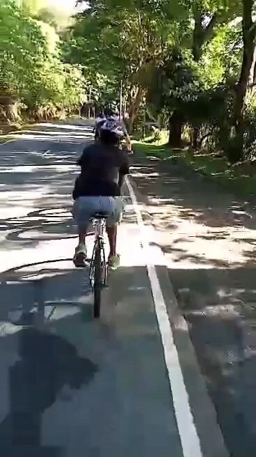 biking uphill