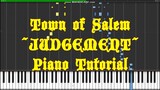 Town of Salem - Judgement (Piano Tutorial)