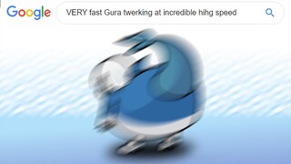 VERY fast Gura twerking at incredible hihg speed
