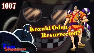 [Spoiler One Piece 1007]. SHOCK: Oden resurrected, Vegapunk research Kaido! Blackbeard to Wano?