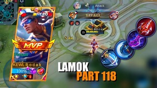 LAMOK PART 118 | BRUNO BEST BUILD AND EMBLEM SEASON 24 | Mobile Legends Bang Bang