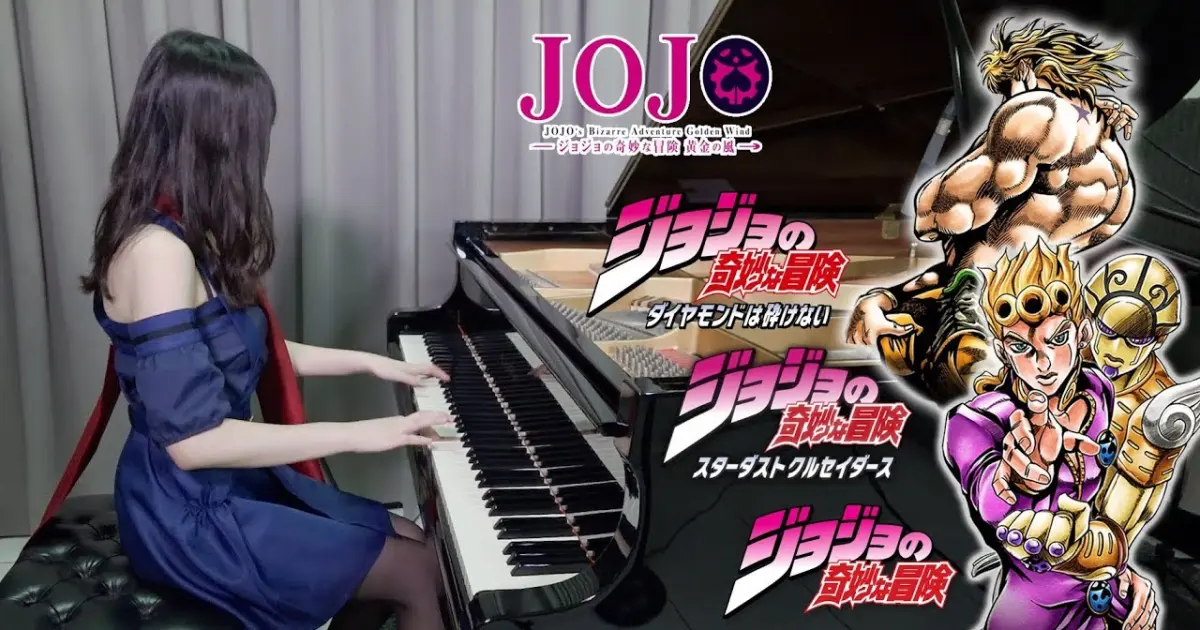 Jojo S Bizarre Adventure Piano Medley 150 000 Subscribers Special Ru S Piano Bilibili