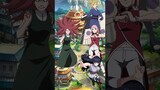 Kushina vs Temari,Sakura,Hinata #naruto #hyuga #anime #boruto #kushina #minato #uchiha #shorts #amv