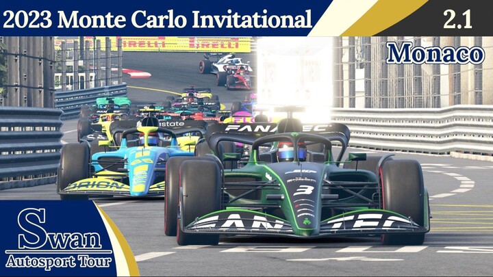 2023 Monte Carlo Invitational from Monaco・Round 1・The Swan Autosport Tour on AMS2