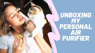 UNBOXING W/ CATS! AIR KALIBER PH PERSONAL AIR PURIFIER - YOU NEED THIS | SHEILA SNOW