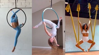 Best Aerial Hoop Acrobatics TikTok Compilation 2024 #aerial #acrobatics