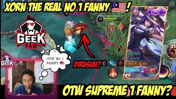 XORN KEJAR TITLE NO 1 FANNY MALAYSIA | MLBB MALAYSIA